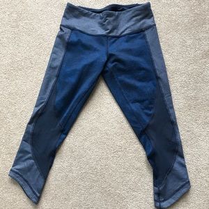 Lululemon Wunder Under Crop “sashiko”